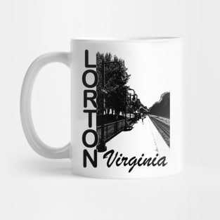 Lorton VRE - Black Mug